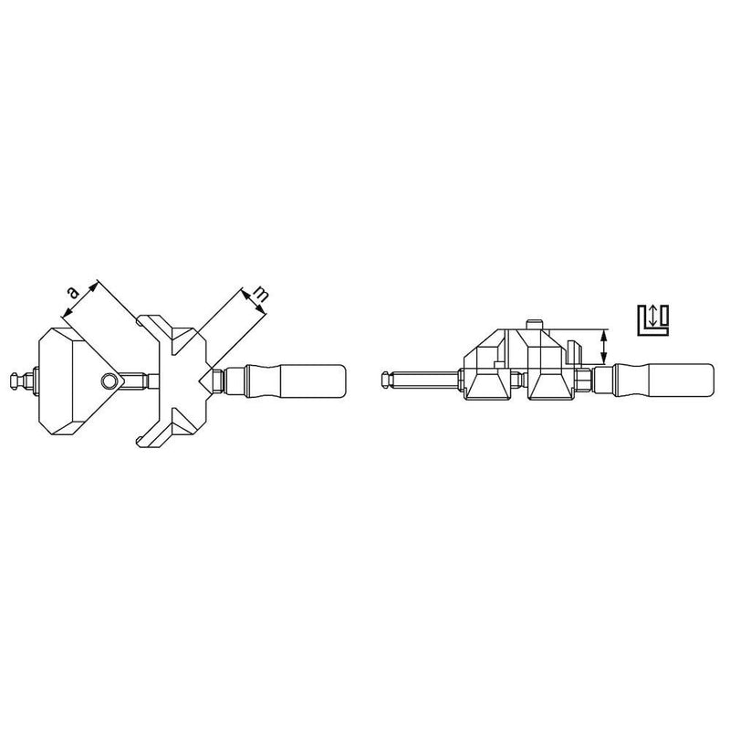 BESSEY - Spanner Winkelspanner WS6