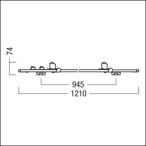 Zumtobel Group - Elektrisches Zubehör/Ersatzteile für Leuchten Adapter LINCOR #22171361