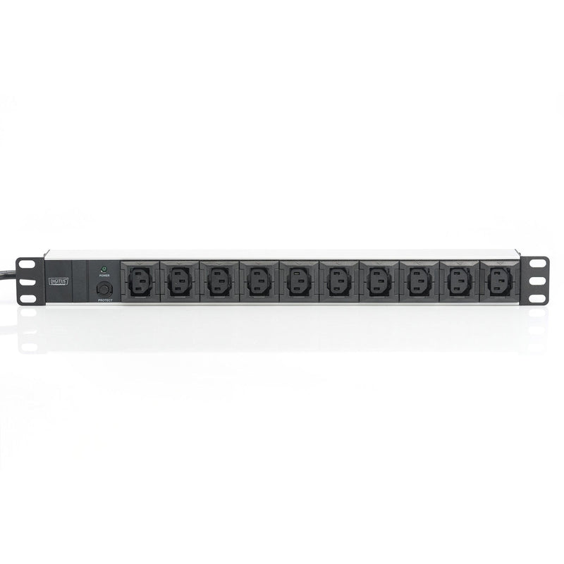 DIGITUS - Power distribution unit (PDU) DIGITUS Steckdosenleiste DN-95404 10fach IEC Alu 1HE