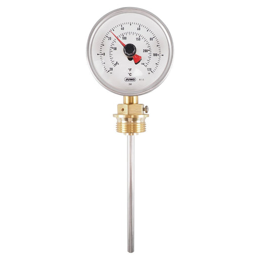 Jumo - Messgerät für Temperatur und Klima Zeigerthermometer 00483589 150mm, Einbaulänge − 3 Stück