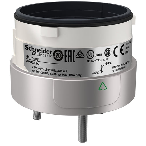 Schneider Electric - Signalsäulenelement, Fuß mit Rohr Montagefuß XVUZ01Q silber