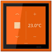 Jung - Bussystem-Mehrfach Bediengerät KNX Raumcontroller LC 459 D1 S 260 orange vif