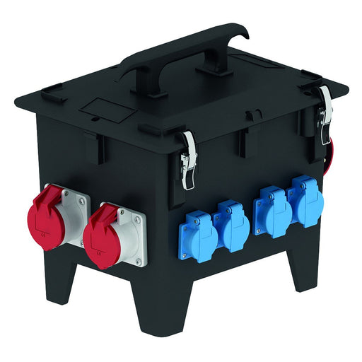 Bals Elektrotech - CEE-Steckdosen-Kombination (IEC 60309) Vollgummi-Verteiler 522167 tragbar