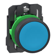 Schneider Electric - Drucktaster, Komplettgerät Drucktaster Bl XB5AA615 1S 22Mm Push In