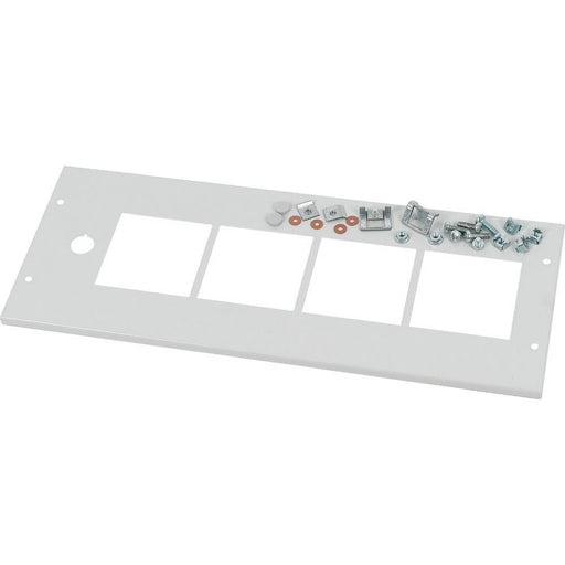 Eaton - Frontplatte (Schaltschrank) Frontblende +Einbausatz XME0806CM4 Mess 4x96 grau