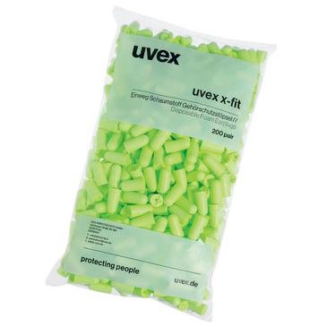 Uvex - Gehörschutzstöpsel x-fit Einwegstöpsel 2112003(VE400) Nachf., 200 P. lose