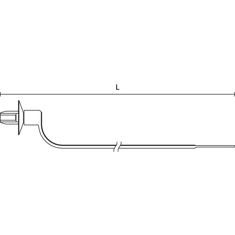 HellermannTyton - Kabelbinder Befestigungsbinder T50MD7PA66HSBK(100) 225x5 − 100 Stück