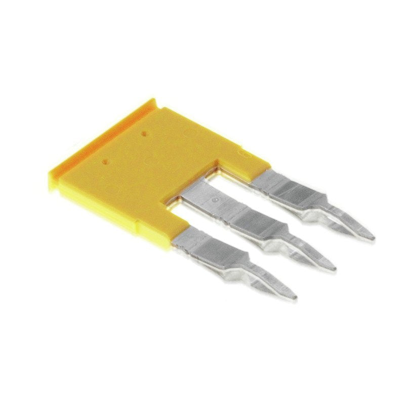 Weidmüller - Querverbinder/Brücker für Reihenklemme Querverbindung ZQV 4/3 GE 2,8mm 3pol. − 60 Stück