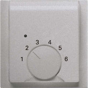 Busch-Jaeger - Abdeckung/Bedienelement für Installationsschalterprogramme Temperaturreglerabdeckung 1795 HK-783 alusilber