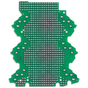 WAGO GmbH & Co. KG - Elektronik-Leergehäuse Lochrasterplatine 2857-193/3140-000 3-3-Anschlussebenen − 5 Stück