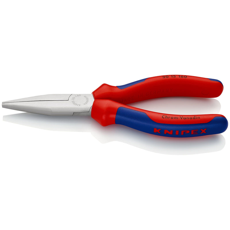 Knipex - Flachzange Langbeckzange 30 15 160 verchromt, 160mm