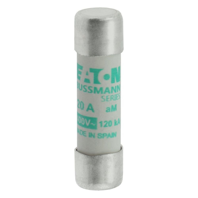 Eaton - Zylindrische Sicherung Sicherungseinsatz Nieders. C10M20 20A AC 400V 120kA − 10 Stück