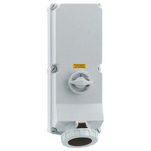Bals Elektrotech - CEE-Steckdose abschaltbar, abgesichert (IEC 60309) Wandsteckdose abschaltbar 16831 verriegelt 125A 4p