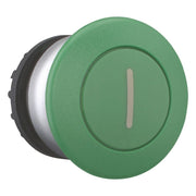 Eaton - Frontelement für Pilztaster Pilzdrucktaste M22-DP-G-X1 grün,beschriftet