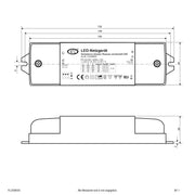 EVN Lichttechnik - LED-Betriebsgerät LED-Netzgerät 350mA-600mA PLD3560VS