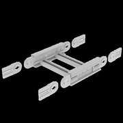 Unex - Verbinder für Kabeltragsystem Gelenkbogen vertikal 67412-44 85x400