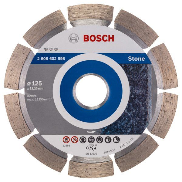 Bosch - Trenn-/Schleifscheibe Diamanttrennscheibe 2608602598 Standard for Stone