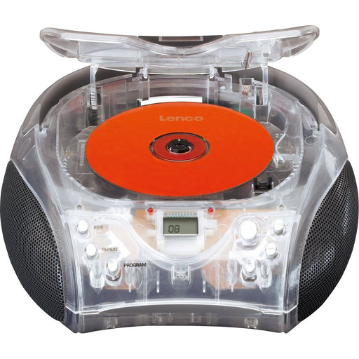 LENCO - Radio UKW-Radio m.CD SCD-24 transparent stereo,transparent