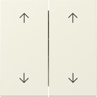 Gira - Abdeckung/Bedienelement für Installationsschalterprogramme Wippe 2f Pfeile 329701