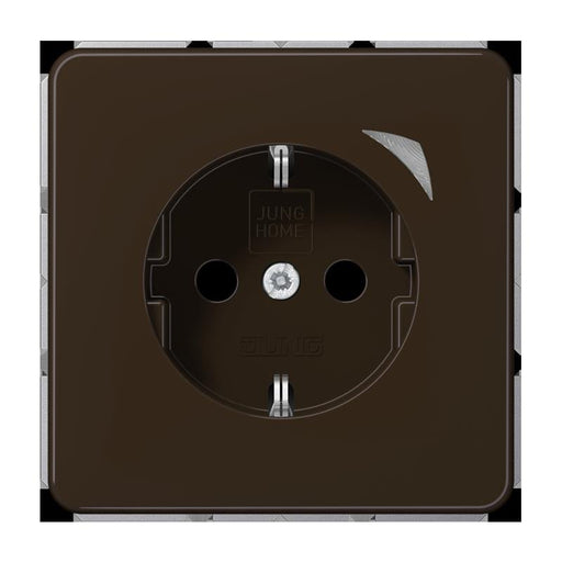 Jung - Steckdose SCHUKO Steckdose 16 A 250V BT CD 1521 SE BR m. Berührungsschutz