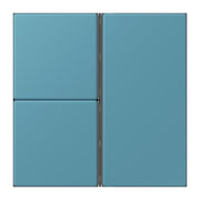 Jung - Abdeckung/Bedienelement für Installationsschalterprogramme Tastensatz 3fach LC 403 TSA 212 ceruleen vif