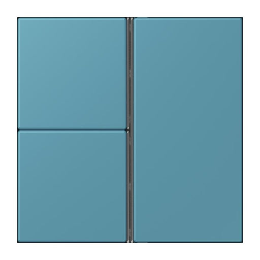 Jung - Abdeckung/Bedienelement für Installationsschalterprogramme Tastensatz 3fach LC 403 TSA 212 ceruleen vif