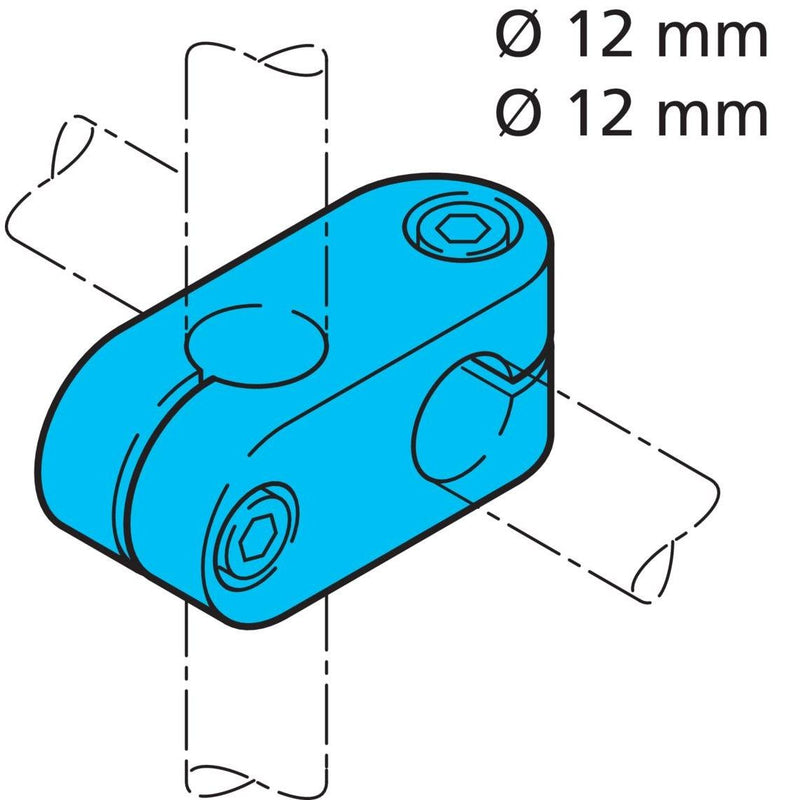 Di-soric - Zubehör/Ersatzteile für Industriesensoren Kreuzverbinder HS-K-12-12-A