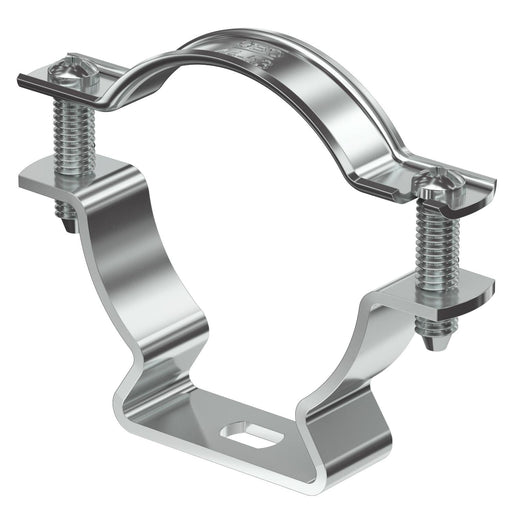 OBO Bettermann - Befestigungsschelle für Kabel/Rohre Abstandschelle ASL 733 53 ALU mit Langloch 44-53mm