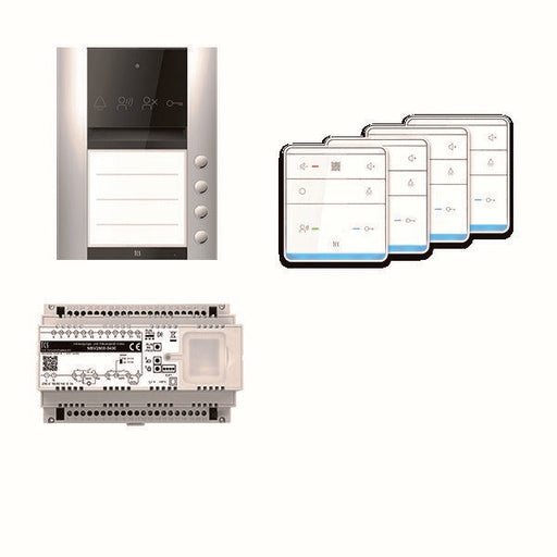 TCS Tür Control - Türsprech-Set audio:pack PRO AP PAAF041/007 4 Wohneinheiten