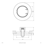 EVN Lichttechnik - Downlight/Strahler/Flutlicht NV EB-Leuchte 513 013 chr/sat 50W 12V IP20