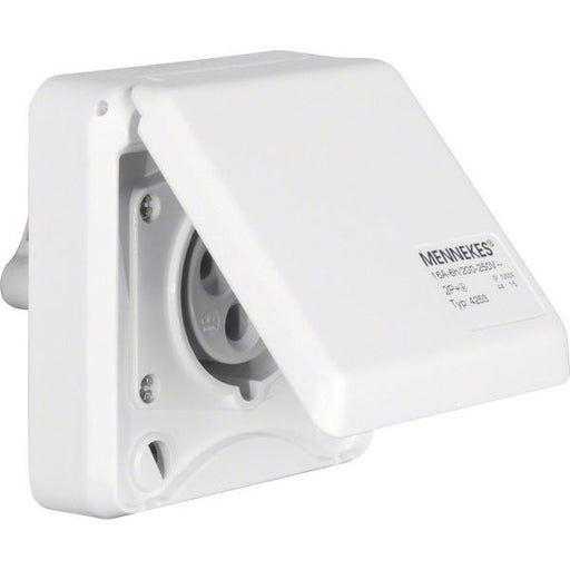Berker - CEE-Steckdose (IEC 60309) CEE-Steckdose 3-polig Eb 568101 16A m.Klappdeckel