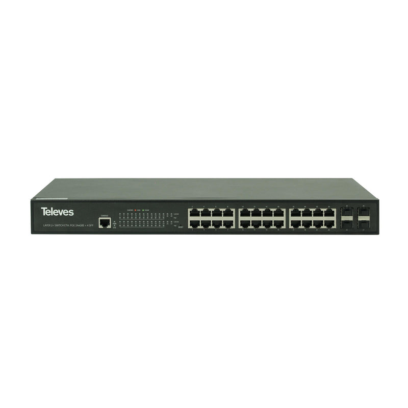 Televes - Netzwerk Switch Ethernet Switch SWIP400-24 L2+:24xGbEthernet