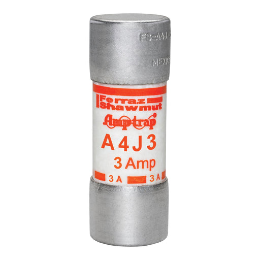 Mersen - Zylindrische Sicherung Sicherungseinsatz Class J A4J3 F A4J 21x57 3A − 10 Stück