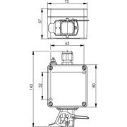 Telegärtner - Aufputzgehäuse für Unterputzgerät STX V5 Einfachanschlußdose 100022782 AP, IP67