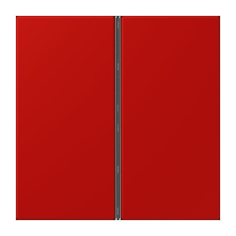Jung - Abdeckung/Bedienelement für Installationsschalterprogramme Tastensatz 2fach LC 402 TSA 227 rouge vermillon 31