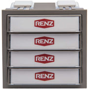 Renz Metallwaren - Funktionsmodul für Türkommunikation Tastenmodul 97-9-85272.7039 mit 4 Klingeltaster − 1 Stück