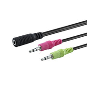 E+P Elektrik - Zubehör/Ersatzteile für Unterhaltungselektronik Headset-Adapter CC 110 0,2m − 5 Stück