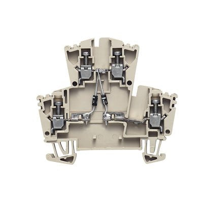 Weidmüller - Bauelement-Reihenklemme Durchgangsklemme WDK 2.5 2D #102260 − 25 Stück