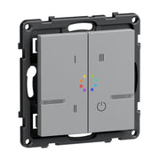 Legrand - Sender/Fernbedienung für Installationsschalterprogramme Seano m Netatmo Wandsender Legrand 765743 Farbe: Aluminium