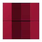 Jung - Abdeckung/Bedienelement für Installationsschalterprogramme Tastensatz 2fach LC 502 TSA 229 rouge carmin