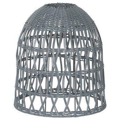 Scharnberger+Hasenbein - Mechanisches Zubehör/Ersatzteile für Leuchten Rattan-Leuchtenschirm 88188 grau