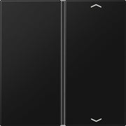 Jung - Abdeckung/Bedienelement für Installationsschalterprogramme Taste 1-fach LS 401 TSAP SWM graphitschwarz matt