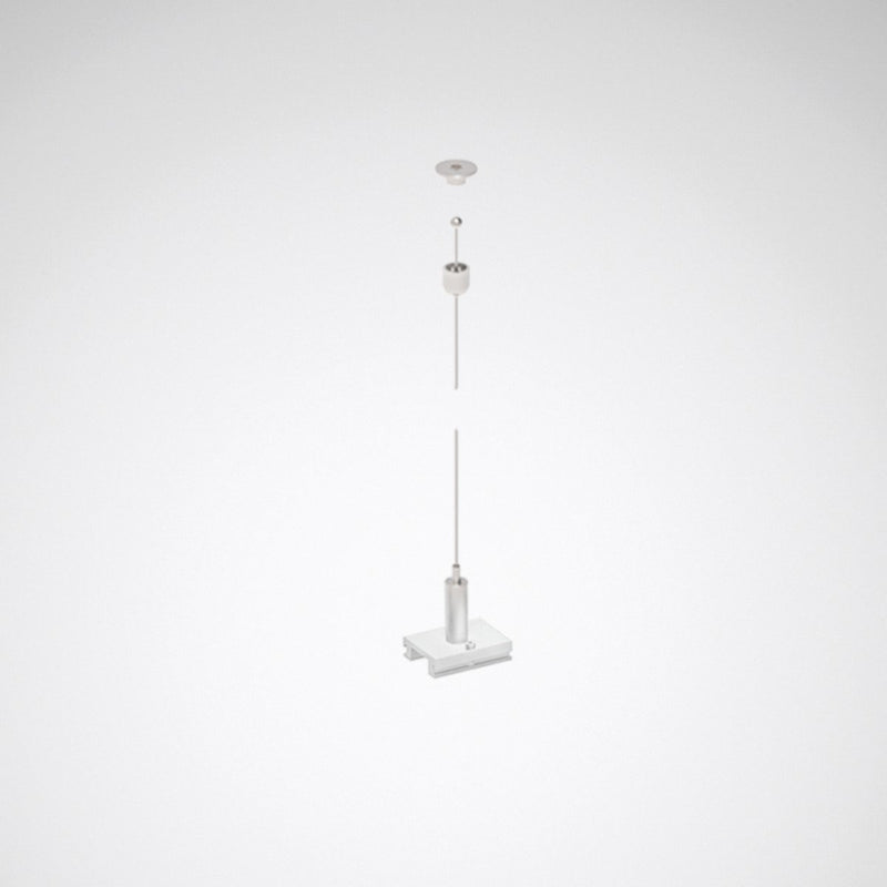 Trilux - Mechanisches Zubehör/Ersatzteile für Leuchten Seilabhängung Rail ZS H/1 #8899100 weiß
