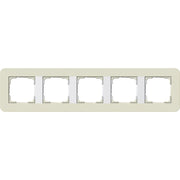 Gira - Abdeckrahmen 5fach 0215417 Sand/Reinweiß