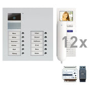 TCS Tür Control - Türsprech-Set Video Außenstation Pack 12 PVU16120-0010 AVU 12 Tasten UP
