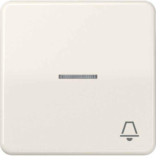 Jung - Abdeckung/Bedienelement für Installationsschalterprogramme Wippe Symbol KLINGEL ws CD 590 KO5K für beleuchtb.Taster