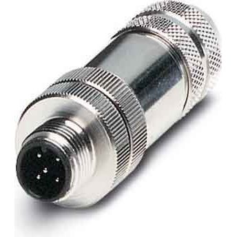 Phoenix Contact - Rundsteckverbinder, feldkonfektionierbar (Industriesteckverbinder) Sensor-Aktor-Stecker SACC #1521261 M12MSD-4CON-PG9-SH