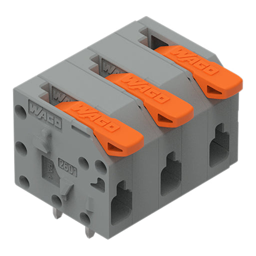 WAGO - Leiterplattenklemme 2601-1303 1,5mm²,gr − 100 Stück