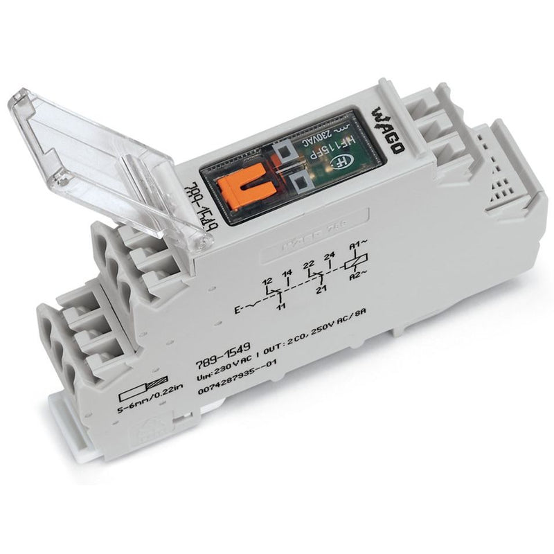 WAGO - Schaltrelais Relais-Baustein 789-1549 230VAC 8A 2U Hand