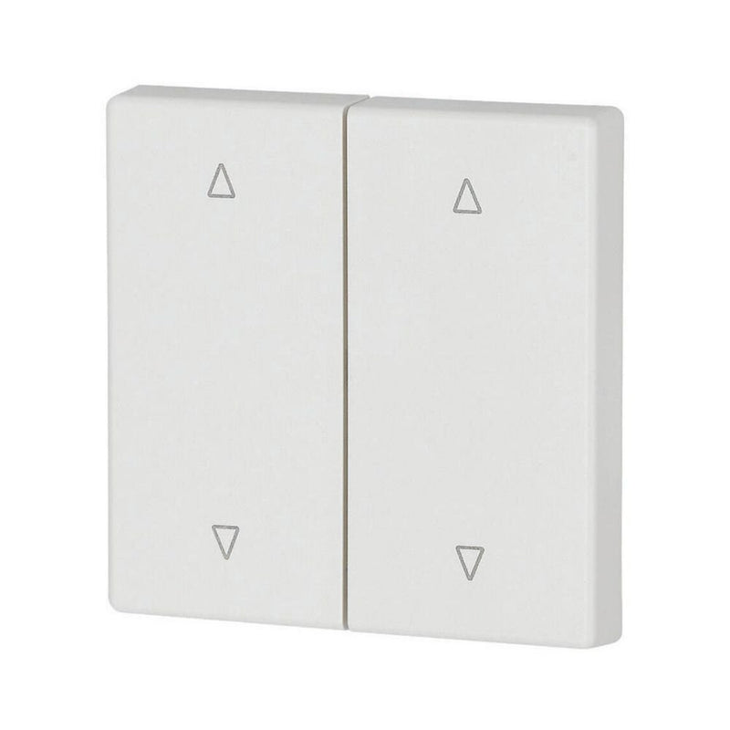 Eaton - Abdeckung/Bedienelement für Installationsschalterprogramme Wippe 2-fach CWIZ-02/57 weiß alpin, Jalo